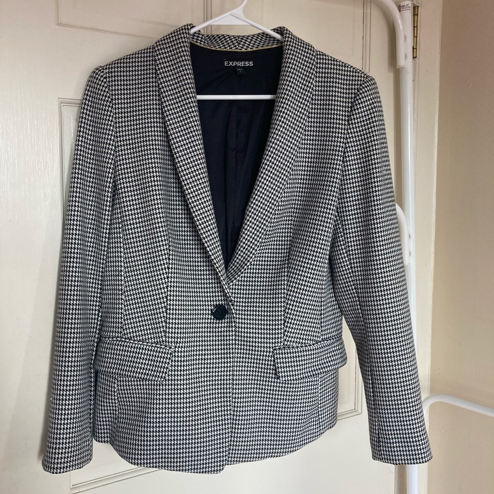Hounds Tooth Blazer